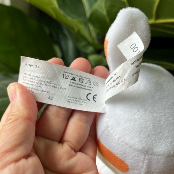 Kleptocats Orange White Kitty Cat w Flaw Read Notes Small Stuffed Animal Plush - Picture 4 of 6